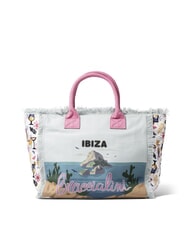 BRACCIALINI SUMMER Canvas tote bag with print Ibiza - Women&rsquo;s Bags - 3