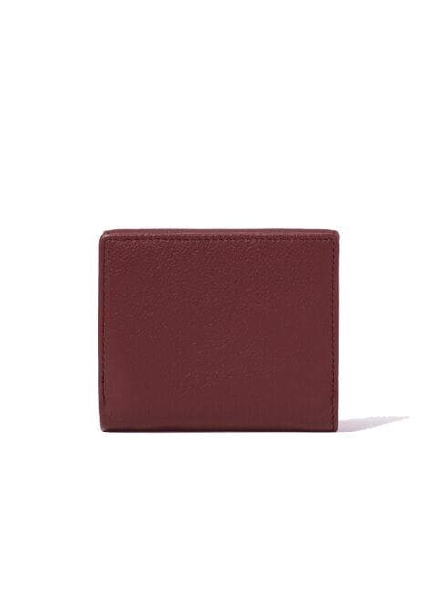 BASIC Small leather wallet with flap burgundy - Women&rsquo;s Wallets