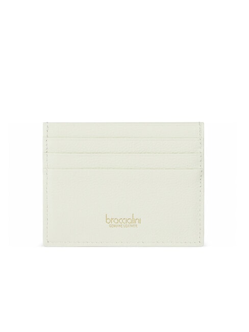 BASIC Flat leather card holder white - Women&rsquo;s Wallets
