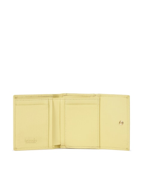 BASIC Small leather wallet with flap yellow - Women&rsquo;s Wallets