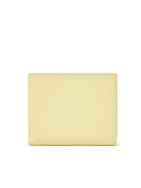 BASIC Small leather wallet with flap yellow - Women&rsquo;s Wallets