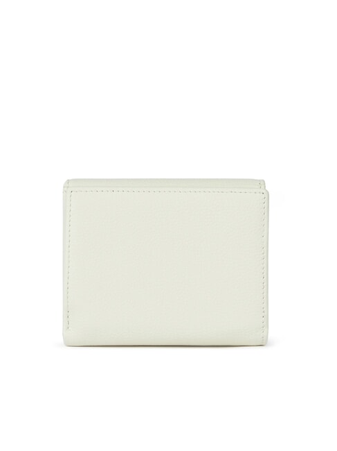BASIC Small leather wallet with flap white - Women&rsquo;s Wallets