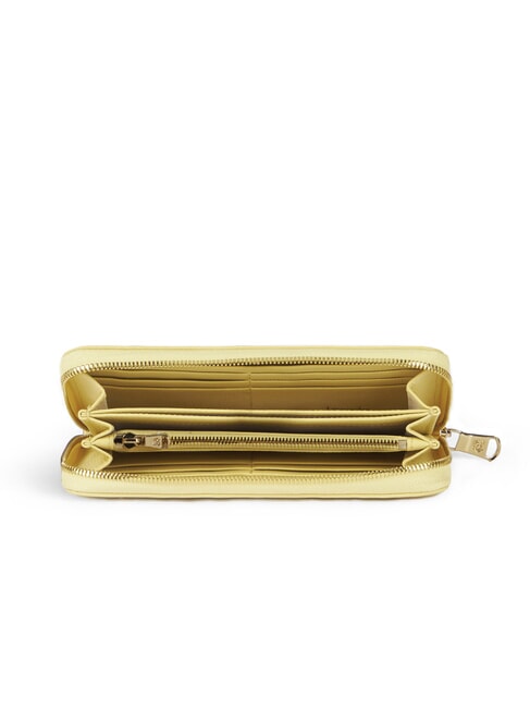 BASIC Zip-around leather wallet yellow - Women&rsquo;s Wallets
