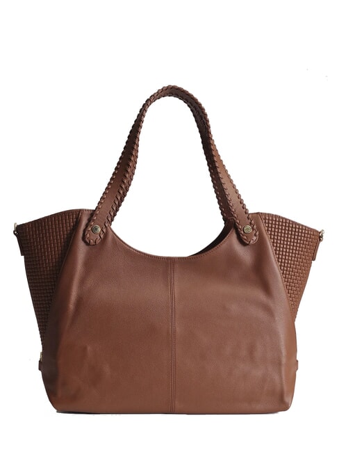 NAOMI Leather shoulder bag brown - Women’s Bags