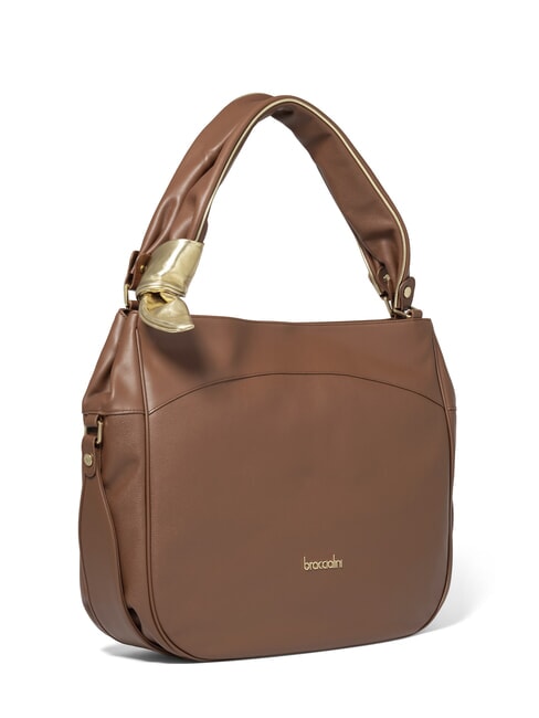 GRETA Leather shoulder bag brown - Women’s Bags