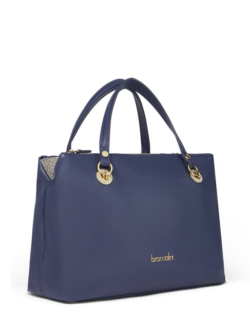 NORA Leather handbag with shoulder strap blue - Women&rsquo;s Bags