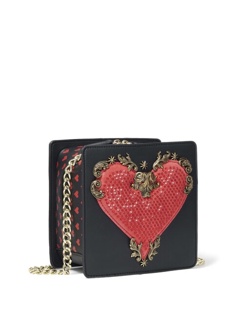 SHAPE Micro bag with heart and rhinestones multi - Women’s Bags