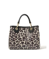 BRACCIALINI BETH SPECIAL Medium handbag with clutch leopard - Women’s Bags - 3
