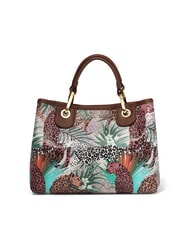 BRACCIALINI BETH SPECIAL Medium handbag with clutch jungle - Women’s Bags - 3