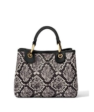 BRACCIALINI BETH SPECIAL Medium handbag with clutch python - Women’s Bags - 3