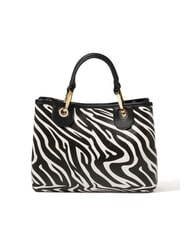 BRACCIALINI BETH SPECIAL Medium handbag with clutch zebra - Women’s Bags - 3