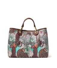 BRACCIALINI BETH SPECIAL Large handbag with clutch jungle - Women’s Bags - 3