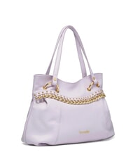 BRACCIALINI NORA Leather shopping bag with chain - Women’s Bags