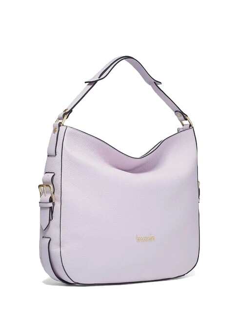 HELLEN Leather hobo shoulder bag lilac - Women’s Bags