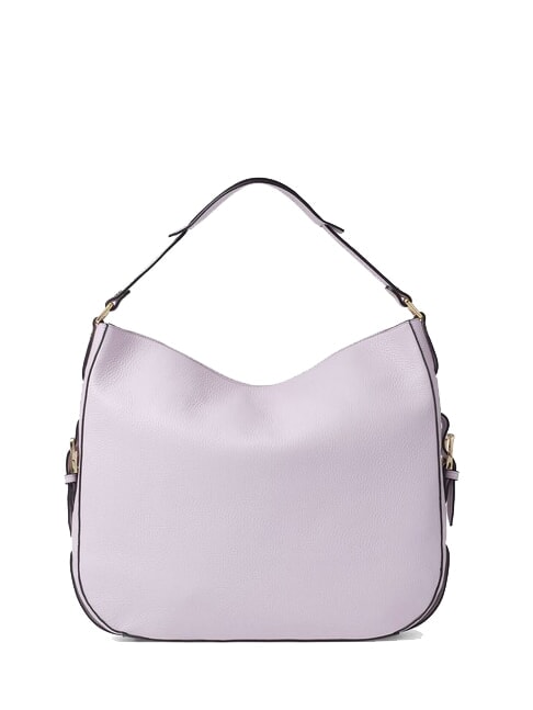 HELLEN Leather hobo shoulder bag lilac - Women’s Bags