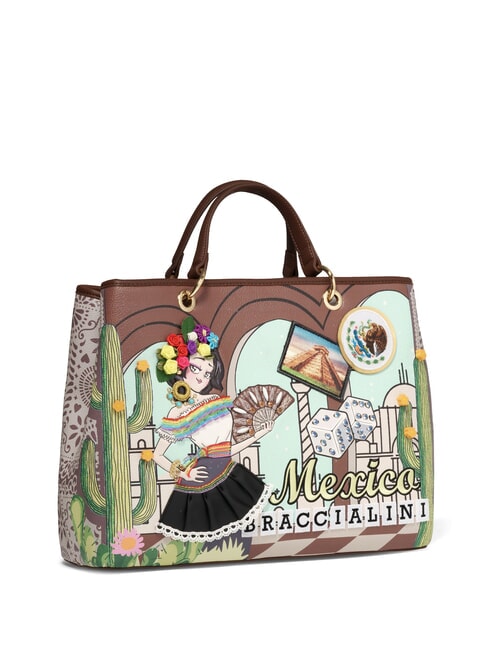 CARTOLINE MEXICO Handbag with shoulder strap multi - Women’s Bags