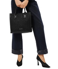 BRACCIALINI FONT Square handbag with shoulder strap black - Women’s Bags - 5