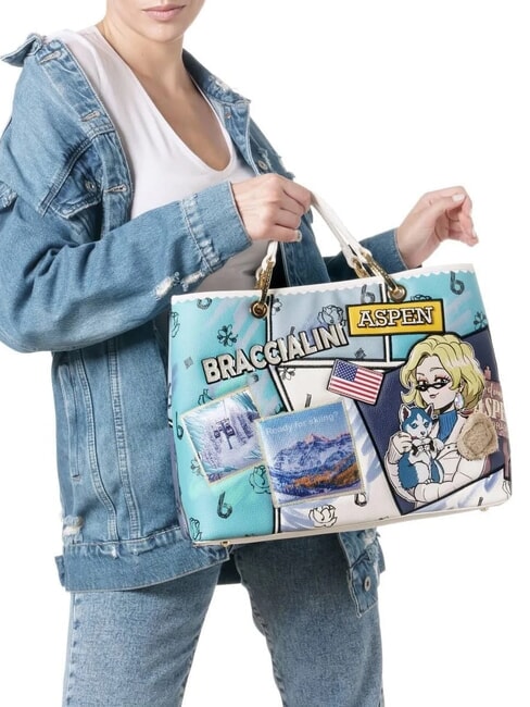 CARTOLINE Handbag with shoulder strap multi - Women’s Bags