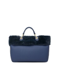 BRACCIALINI BETH FUR Handbag with clutch blue - Women’s Bags - 4