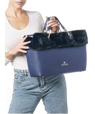 BRACCIALINI BETH FUR Handbag with clutch blue - Women’s Bags - 5