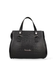 BRACCIALINI ZOE CROCO Printed leather handbag black - Women’s Bags - 3
