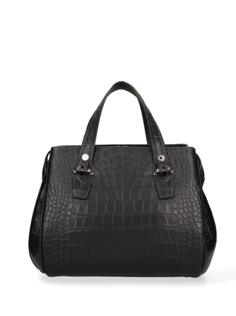 ZOE CROCO Printed leather handbag black - Women’s Bags