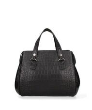 BRACCIALINI ZOE CROCO Printed leather handbag black - Women’s Bags - 4