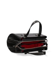 BRACCIALINI ZOE CROCO Printed leather handbag black - Women’s Bags - 5