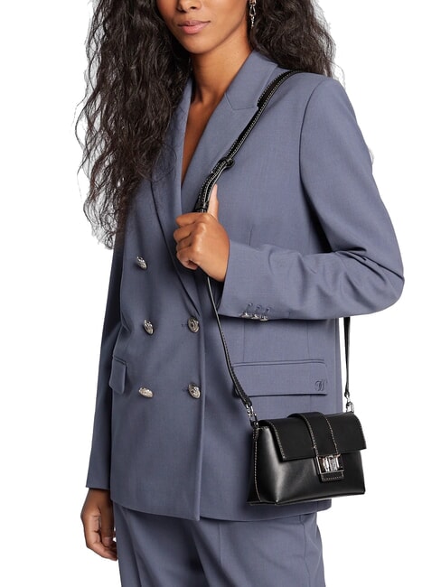 CHARLOTTE Mini leather shoulder bag Black - Women’s Bags