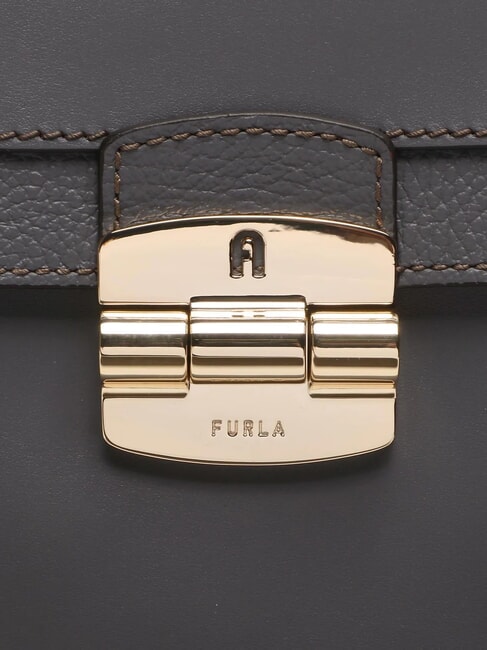 CLUB 2 Calf leather shoulder bag soil - Women’s Bags