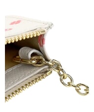 FURLA CAMELIA Leather card holder with coin purse marshmallow tones - Women’s Wallets - 3