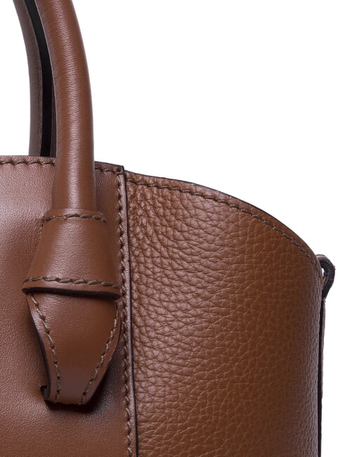 MIASTELLA Rome print tote bag cognac - Women’s Bags