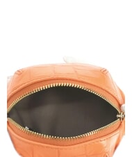 FURLA ALLEGRA Turtle coin purse with drawstring fluorescent orange+talcum powder+cognac powder - Women&rsquo;s Wallets - 3