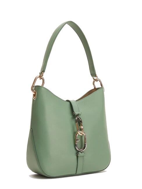SIRENA S Shoulder bag in leather olive - Women’s Bags
