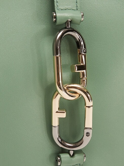 SIRENA S Shoulder bag in leather olive - Women’s Bags