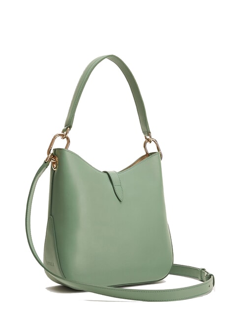 SIRENA S Shoulder bag in leather olive - Women’s Bags