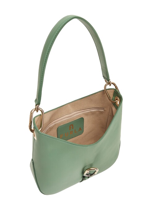 SIRENA S Shoulder bag in leather olive - Women’s Bags
