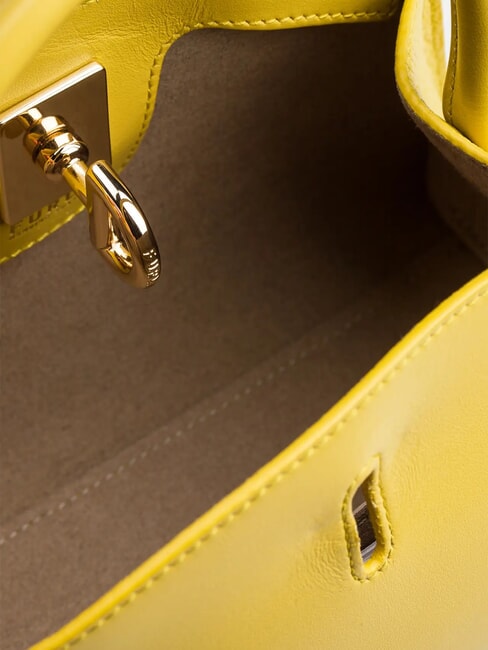 GENESI Mini leather bag with shoulder strap honey - Women’s Bags