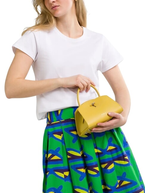 GENESI Mini leather bag with shoulder strap honey - Women’s Bags