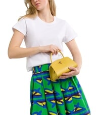 FURLA GENESI Mini leather bag with shoulder strap honey - Women’s Bags - 4