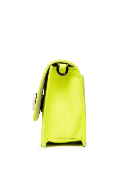 1927 SOFT Mini shoulder bag in nappa leather fluorescent yellow + black - Women’s Bags