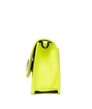 FURLA 1927 SOFT Mini shoulder bag in nappa leather fluorescent yellow + black - Women’s Bags - 3