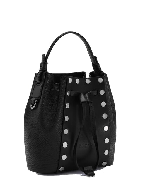 MIASTELLA Mini calfskin bucket bag Black - Women’s Bags