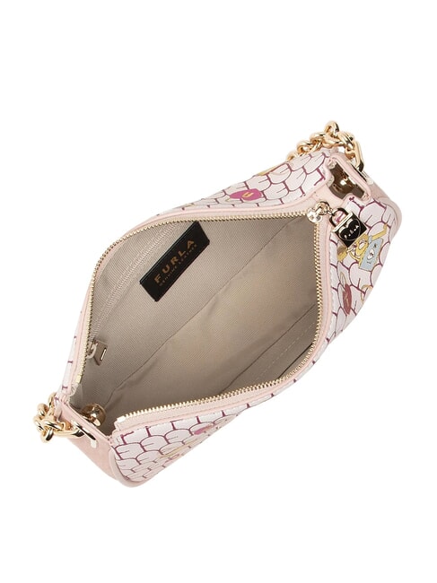 MOON Small leather shoulder bag bon bon tones - Women’s Bags