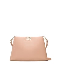 FURLA FLEUR Leather shoulder bag with shoulder strap cameos - Women’s Bags - 3