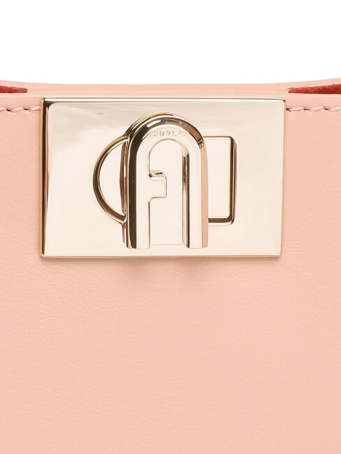 FLEUR Leather shoulder bag with shoulder strap cameos - Women’s Bags