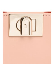 FURLA FLEUR Leather shoulder bag with shoulder strap cameos - Women’s Bags - 5