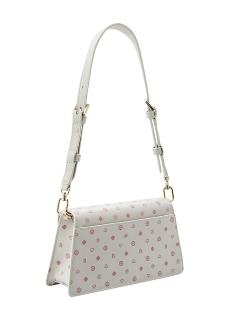 ZOE Printed leather shoulder bag marshmallow tones - Women’s Bags