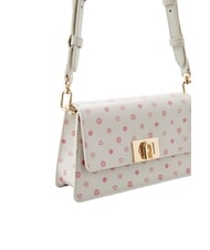 FURLA ZOE Printed leather shoulder bag marshmallow tones - Women’s Bags - 3