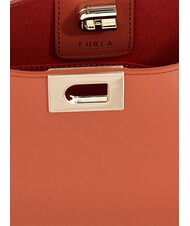 FURLA FLEUR Calfskin shoulder bag cinnamon - Women’s Bags - 4